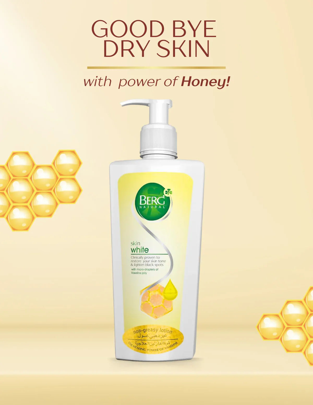 Berg Natural Skin White Moisturizing Lotion - berg.pk