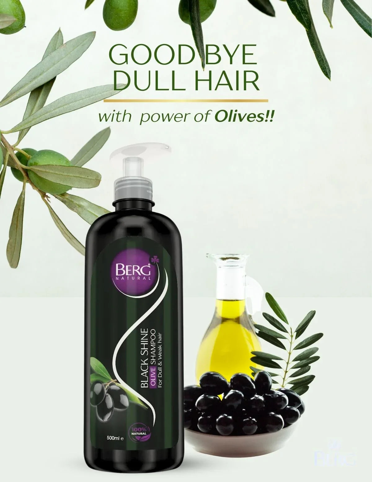 Berg Natural Black Shine Shampoo - berg.pk