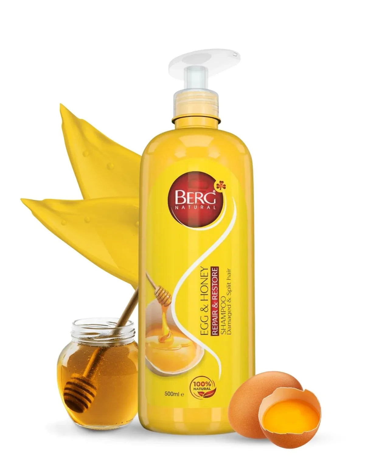 Berg Natural Egg & Honey Shampoo - berg.pk