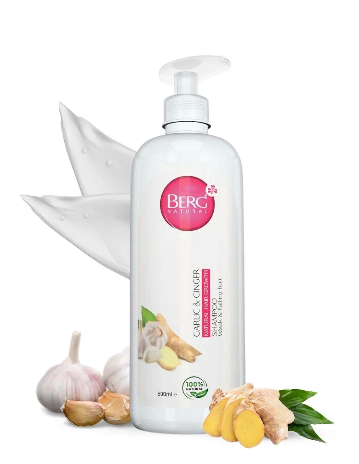 Berg Natural Garlic & Ginger Shampoo - berg.pk