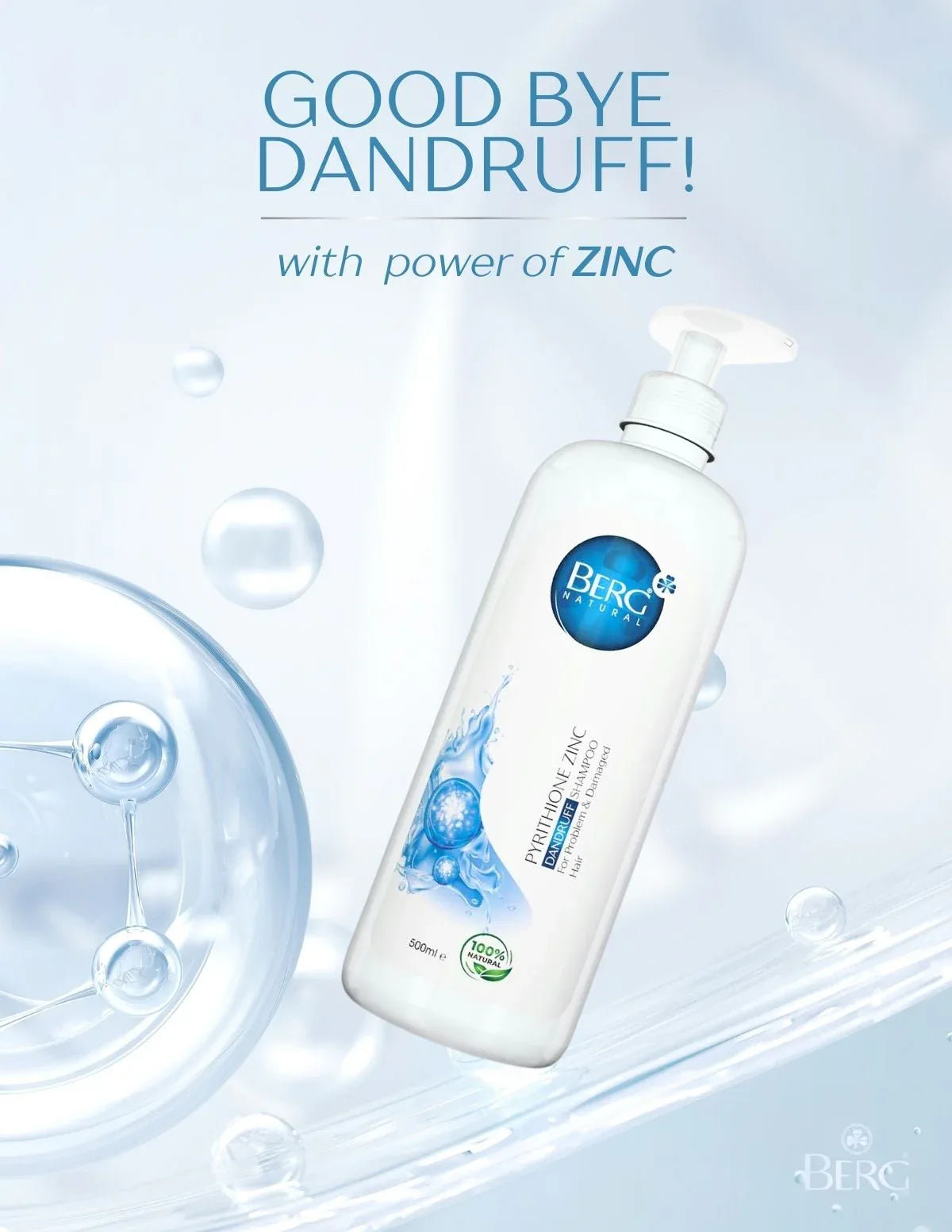 Berg Natural Pyrithione Zinc Shampoo - berg.pk