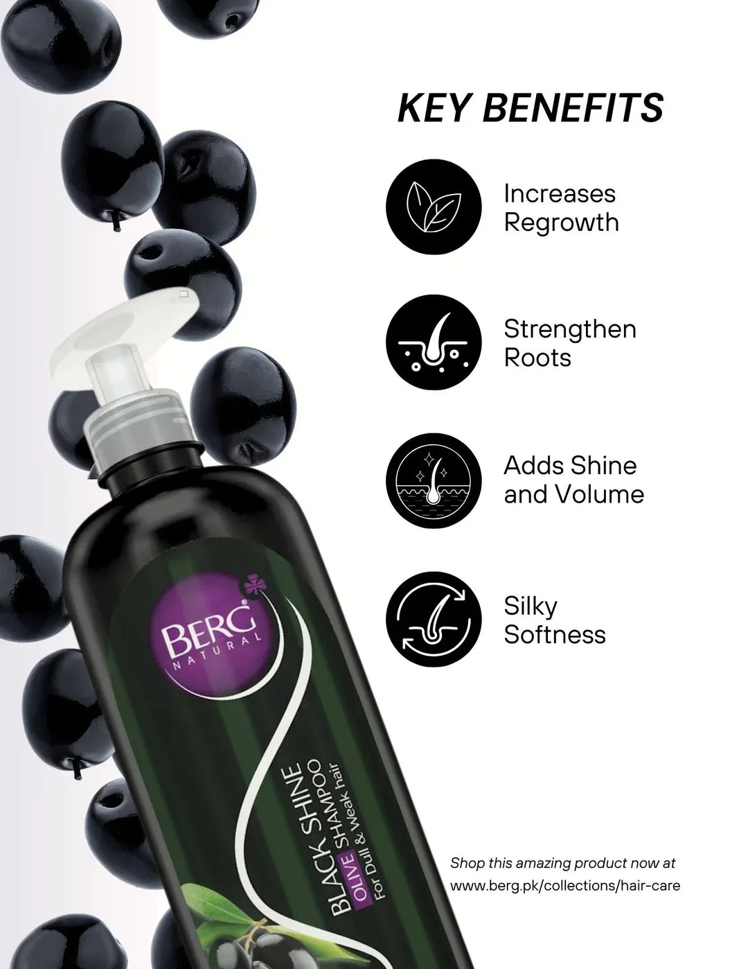 Berg Natural Black Shine Shampoo - berg.pk