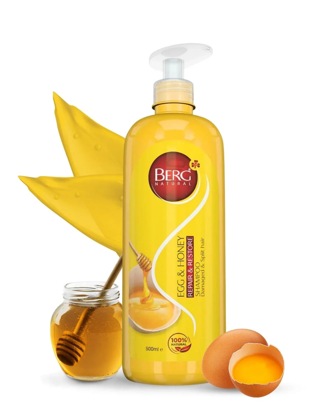 Berg Natural Egg & Honey Shampoo - berg.pk